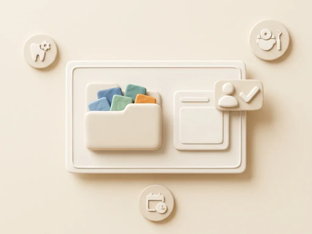 Clay illustration of a disconnected reminder flow between patient confirmation and diary status